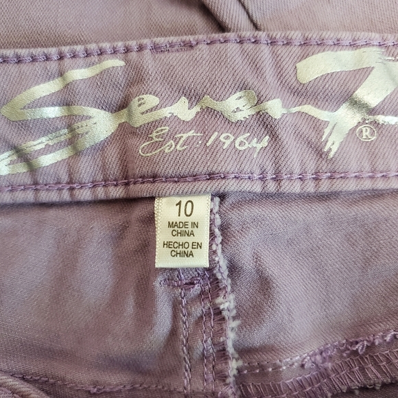 Seven7 Light Purple Skinny Ankle Mid-rise Jeans - Picture 13 of 16
